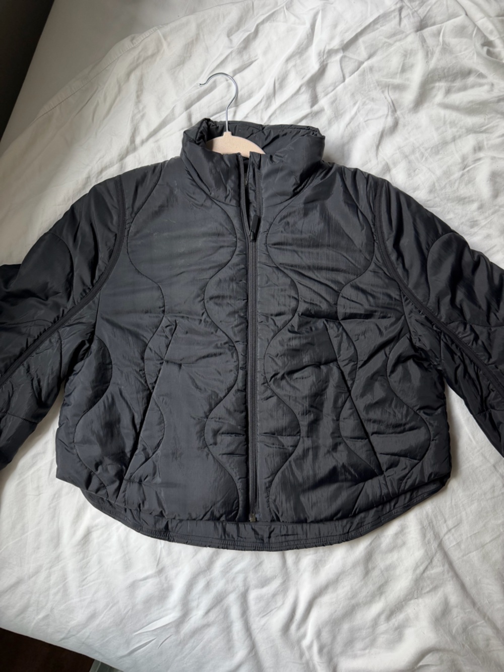Lululemon Black Quilted Jacket
